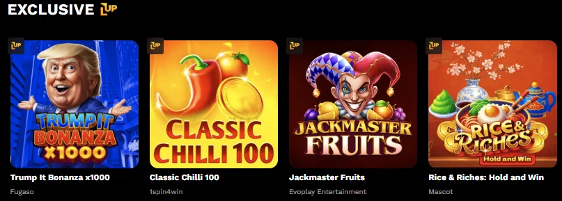 LevelUp Casino Games